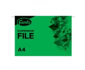 Папка подвесная, А4, картон 200 г/<wbr>м2, зеленый, Forofis | OfficeDom.kz