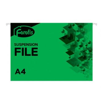 Папка подвесная А4, зеленый, картон 200 г/<wbr>м2, Forofis - Officedom (1)
