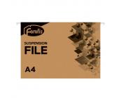 Папка подвесная А4, коричневый, картон 200 г/м2, Forofis | OfficeDom.kz