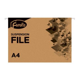 Папка подвесная А4, коричневый, картон 200 г/<wbr>м2, Forofis - Officedom (1)