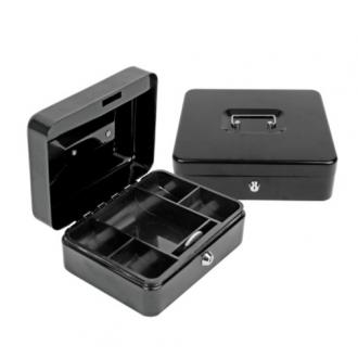 Ящик для денег металлический, 20х16х9cм, черный, Forofis - Officedom (1)