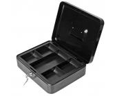 Ящик для денег металлический, 30x24x9см, черный, Forofis | OfficeDom.kz