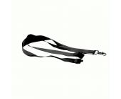 Шнурок для бейджа с металлическим карабином, 45см, ширина 2см, черный, Forofis | OfficeDom.kz