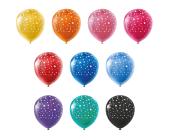 Набор воздушных шаров с рисунком 30 см, 10 шт, звездочки, BOOMZEE BPRS-30 | OfficeDom.kz