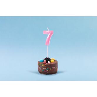 Свеча для торта "Цифра 7", BOOMZEE BCD-13 - Officedom (2)