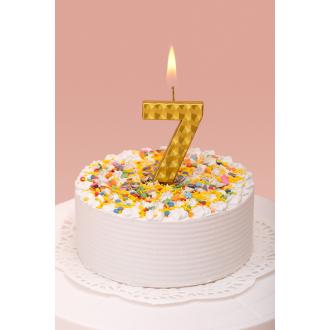 Свеча для торта "Цифра 7", BOOMZEE BCD-14 - Officedom (2)