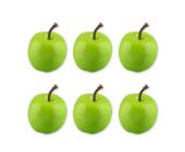 Муляж в миниатюре "Яблоко" 3 см, 6 шт, 01 зеленое яблоко, Blumentag RDF-04 | OfficeDom.kz