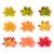 Элементы декоративные "Листья клена" 8x7 см, 25 шт, Blumentag ALT-01 - Officedom (1)