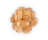 Головоломка деревянная "Занимательный куб" 12 элементов, DELFBRICK DLS-02 | OfficeDom.kz