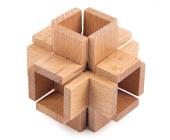 Головоломка деревянная "8 квадратов" 12 элементов, DELFBRICK DLS-20 | OfficeDom.kz