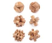 Набор деревянных головоломок №1, 57 элементов, DELFBRICK DLS-23 | OfficeDom.kz