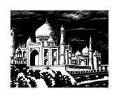 Набор для творчества "Гравюра", 20x25,5 см, №26 "Тадж-Махал" (серебро), Hobbius SGHK | OfficeDom.kz