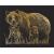 Набор для творчества "Гравюра", 20x25,5 см, №58 "Медведи" (золото), Hobbius SGHK - Officedom (1)