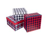 Набор подарочных коробок 3 шт, 03 Клетка, Stilerra SBOX-S5-3 | OfficeDom.kz
