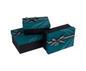 Набор подарочных коробок 3 шт, 01 морская волна, Stilerra YBOX-R6-3 | OfficeDom.kz