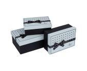 Набор подарочных коробок 3 шт, 01 голубой, Stilerra YBOX-R9-3 | OfficeDom.kz