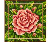 Мозаика кристальная (алмазная) постер "Роза" 30х30 см, ФРЕЯ ALBP-286 | OfficeDom.kz
