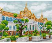 Мозаика кристальная (алмазная) на подрамнике "Путешествие в Бангкок" 50х40 см, ФРЕЯ ALPD-096 | OfficeDom.kz