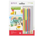 Скетч для раскрашивания цветными карандашами "Тираннозавр рекс" 21х14,8см, 1 л., ФРЕЯ RPSK-0013 | OfficeDom.kz