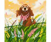 Мозаика кристальная (алмазная) постер "Собачья радость" 20х20 см, ФРЕЯ ALBP-267 | OfficeDom.kz