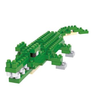 Конструктор пластиковый №04 Крокодил, 96 элементов, Поделкин PLK-01 - Officedom (1)