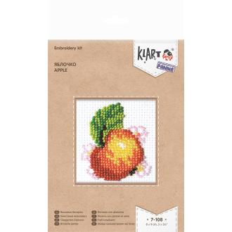 Набор для вышивания "Яблочко", 7х9 см, Klart 7-108 - Officedom (2)