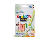 Фломастеры для ткани 10 цветов, Fabric Liner, Carioca 42909 | OfficeDom.kz