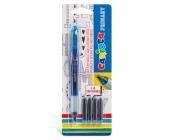 Ручка шариковая 1,0мм Primary многоразовая, с 4 сменными картриджами, синий, Carioca 43248 | OfficeDom.kz