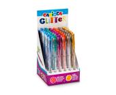 Ручка гелевая 1,0мм Glitter, с блестками, ассорти, Carioca 42166 | OfficeDom.kz