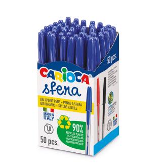Ручка шариковая 1,0мм Sfera, синий, Carioca 41643/<wbr>02 - Officedom (3)