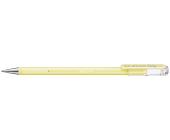 Ручка гелевая 0,8мм Hybrid Milky, пастельный желтый, Pentel K108-PG | OfficeDom.kz