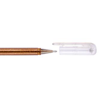Ручка гелевая 1,0мм Hybrid Dual Metallic, золотистый/<wbr>красный, Pentel K110-DMXX - Officedom (2)