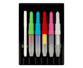 Набор воздушных фломастеров 4 цвета+2 поглотителя+8 трафаретов, Centropen Magic AirPens 1549/06 | OfficeDom.kz