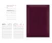 Ежедневник датированный Sarif classic, А5, бордовый | OfficeDom.kz