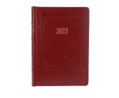 Ежедневник датированный, А5, бордовый с золотым срезом, Foliant (DDA5.001.5209) | OfficeDom.kz