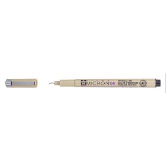 Ручка капиллярная 0,4мм Pigma Micron, черный, Sakura XSDK04#49 - Officedom (1)
