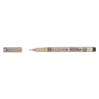 Ручка капиллярная 0,5мм Pigma Micron, черный, Sakura XSDK08#49 - Officedom (1)