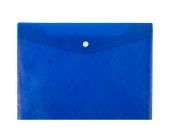Папка-конверт на кнопке, А5, 180 мкм, волокно, синий, Expert Complete Premier ЕС21113002 | OfficeDom.kz