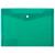 Папка-конверт на кнопке, А5, 180 мкм, волокно, зеленый, Expert Complete Premier ЕС21113003 - Officedom (1)