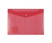 Папка-конверт на кнопке, А4, 180 мкм, красный, Expert Complete Premier 2205317 | OfficeDom.kz