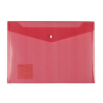 Папка-конверт на кнопке, А4, 180 мкм, красный, Expert Complete Premier 2205317 - Officedom (1)