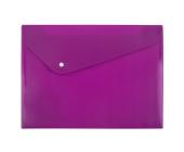 Папка-конверт на кнопке, А4, 180 мкм, волокно, пурпурный, Expert Complete Trend NEON EC211130022 | OfficeDom.kz