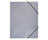 Папка для бумаг на резинках А4, 600 мкм, 35 мм, серебряный, Expert Complete PRISMA EC210400029 | OfficeDom.kz