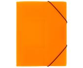 Папка для бумаг на резинках А4, 600 мкм, 35 мм, оранжевый, Expert Complete PRISMA NEONE EC210400012 | OfficeDom.kz