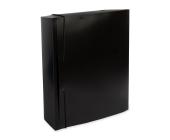 Короб архивный пластиковый A4, 75 мм, песок, черный, Expert Complete Classic EC2124121 | OfficeDom.kz