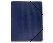 Папка для бумаг на резинках А4, 600 мкм, 35 мм, синий, Expert Complete PRISMA EC210400002 | OfficeDom.kz