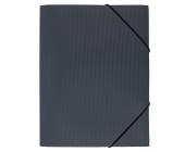 Папка для бумаг на резинках А4, 600 мкм, 35 мм, серый, Expert Complete PRISMA EC210400015 | OfficeDom.kz