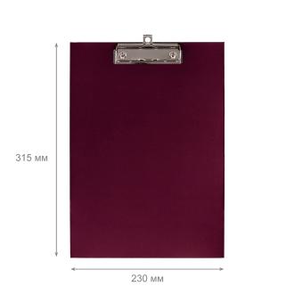 Планшет с верхним прижимом, А4, бордовый, Expert Complete Classic EC18726 - Officedom (2)