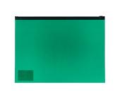 Папка-конверт на молнии A4, 180 мкм, волокно, зеленый, Expert Complete Premier ЕС21123003 | OfficeDom.kz