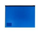 Папка-конверт на молнии A4, 180 мкм, волокно, синий, Expert Complete Premier ЕС21123002 | OfficeDom.kz